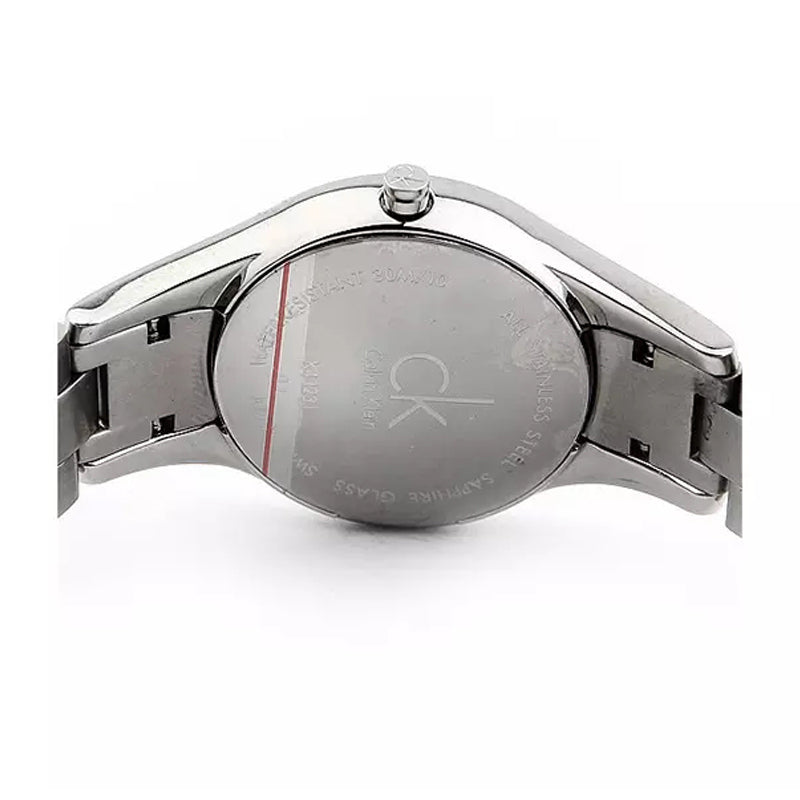 Shop Authentic Calvin Klein Simplicity Black Dial Silver Steel Strap Watch for Women - K4323104 - Luxxuri