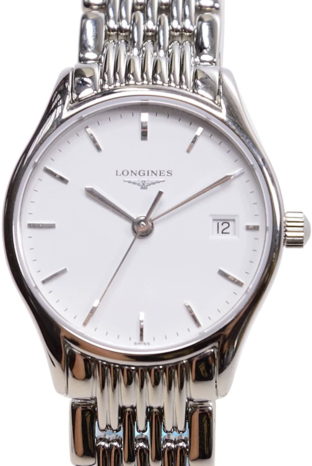  Shop Authentic Longines Lyre Classico 25mm White Dial Silver Stainless Steel Watch for Women - L4.259.4.12.6 - Luxxuri
