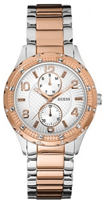 Shop Authentic Guess Siren White Dial Two Tone Steel Strap Watch for Women - W0442L4 - Luxxuri
