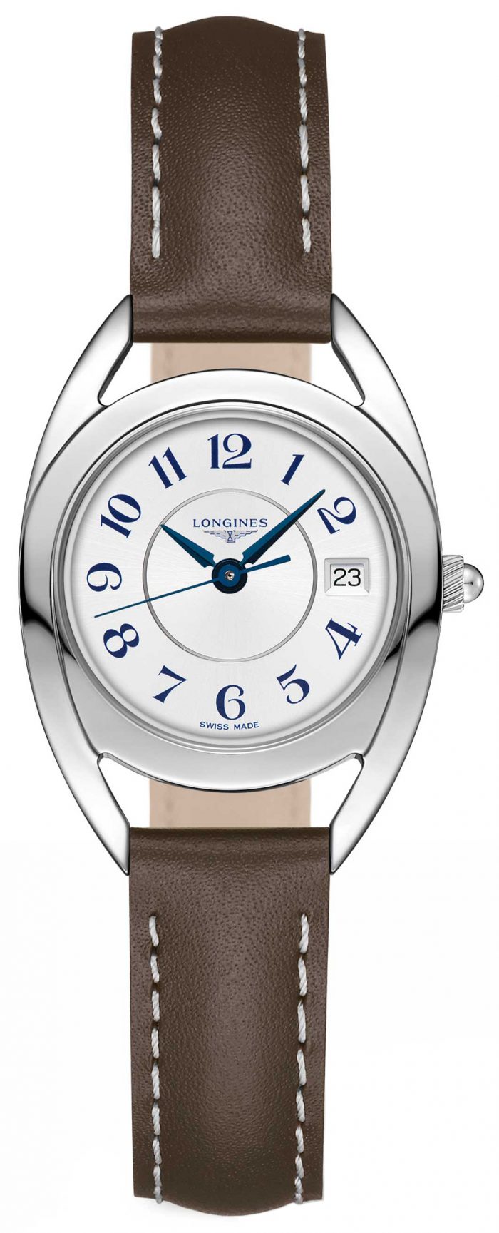  Shop Authentic Longines Equestrian Silver Dial Watch for Women - L6.136.4.73.2 - Luxxuri