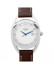  Shop Authentic Longines Equestrian Mother of Pearl Dial Brown Leather Strap Watch for Women - L6.136.4.87.2 - Luxxuri