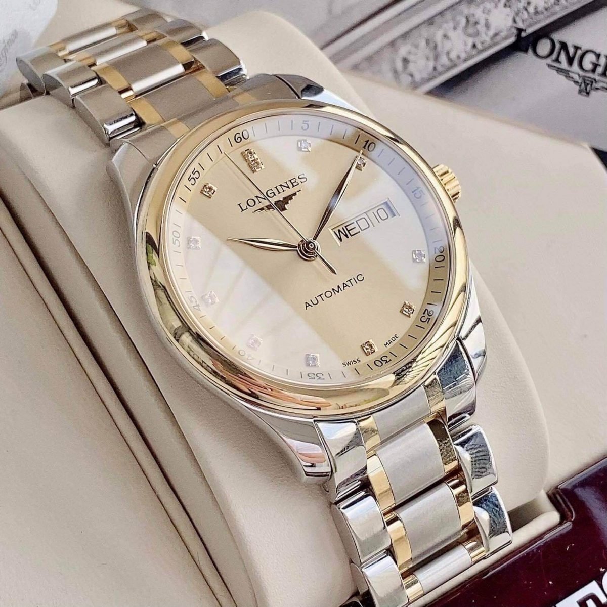  Shop Authentic Longines Master Collection Automatic 38.5mm Watch for Men - L2.755.5.77.7 - Luxxuri
