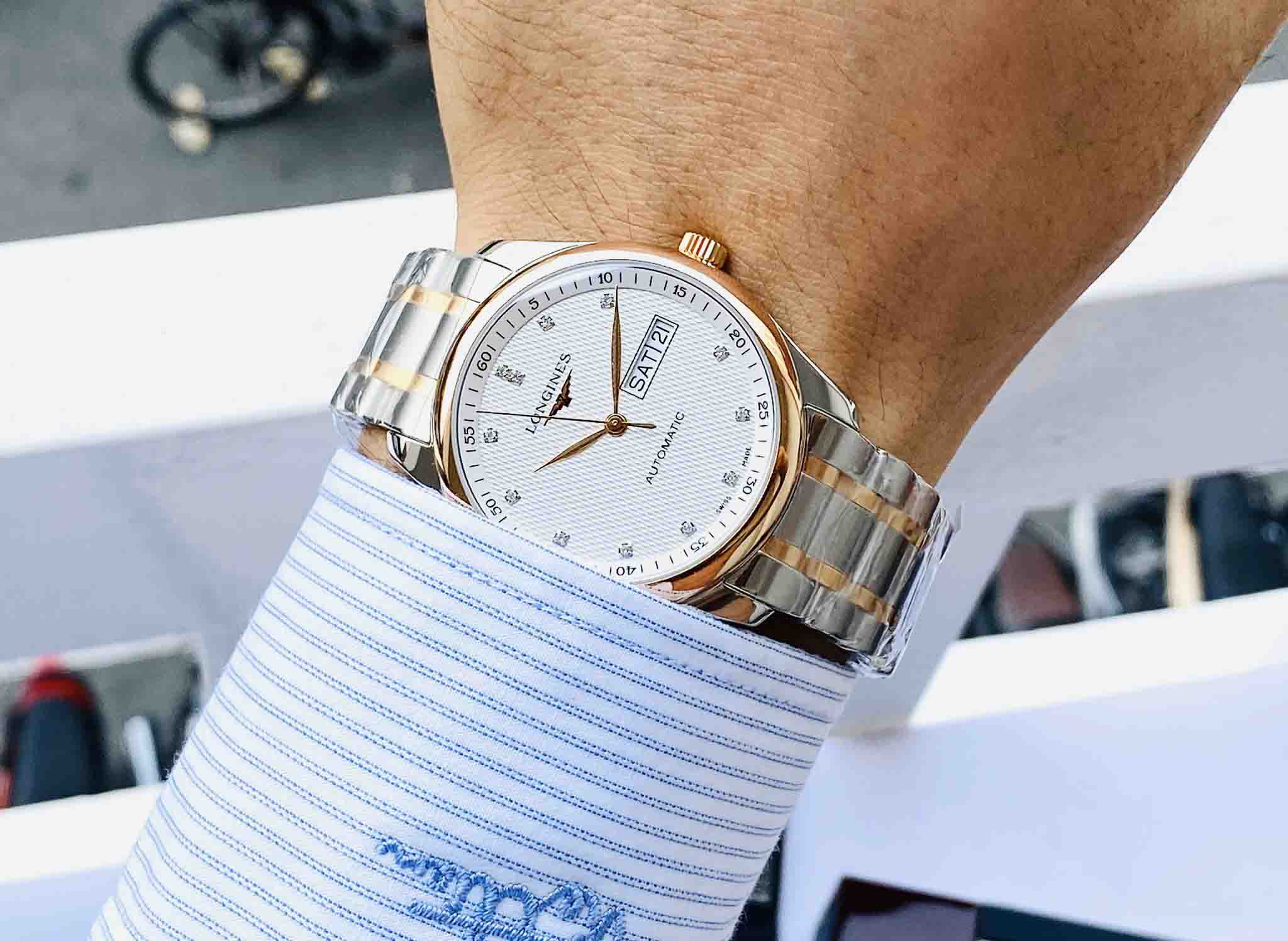  Shop Authentic Longines Master Collection Automatic 38.5mm Watch for Men - L2.755.5.97.7 - Luxxuri