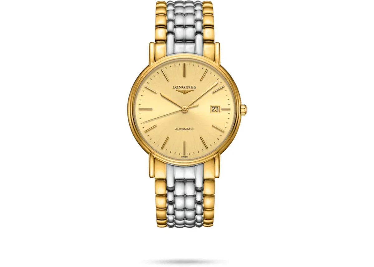 Shop Authentic Longines Presence 38.5mm Automatic Stainless Steel Watch for Men - L4.921.2.32.7 - Luxxuri