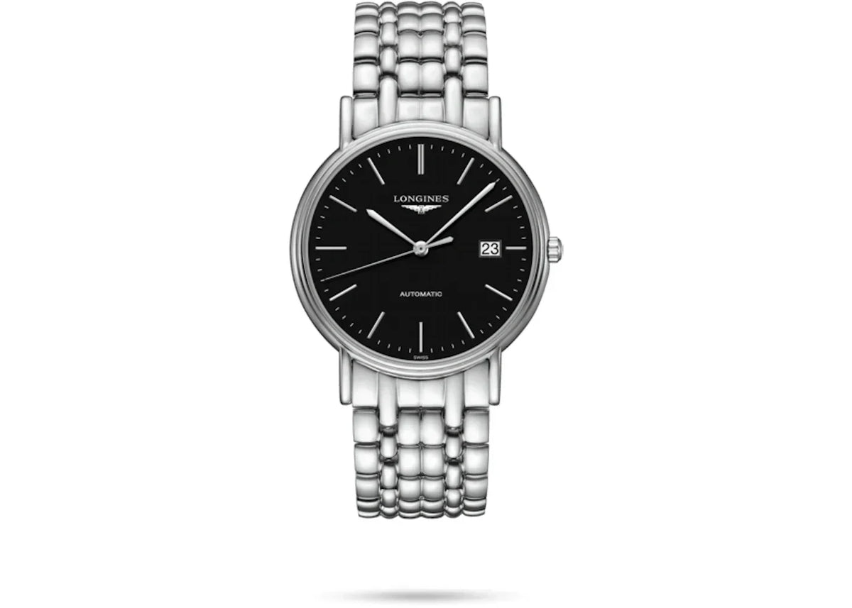  Shop Authentic Longines Presence 38.5mm Automatic Stainless Steel Watch for Men - L4.921.4.52.6 - Luxxuri