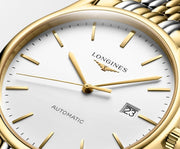  Shop Authentic Longines Lyre Quartz White Dial Gold Stainless Steel Watch for Women - L4.859.2.12.7 - Luxxuri