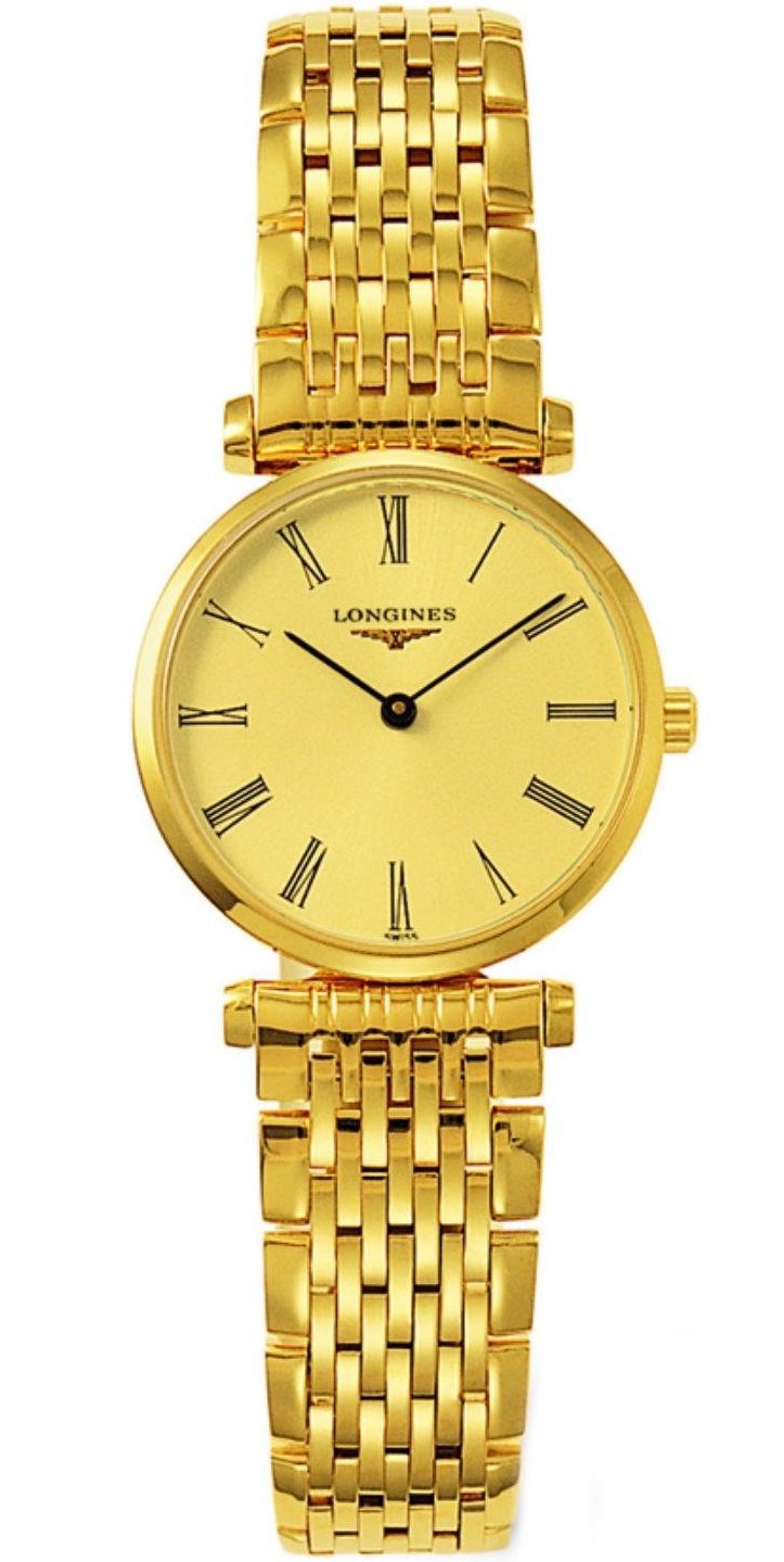  Shop Authentic Longines La Grande Classique de Longines Gold Dial Gold Mesh Bracelet Watch for Women - L4.209.2.31.8 - Luxxuri