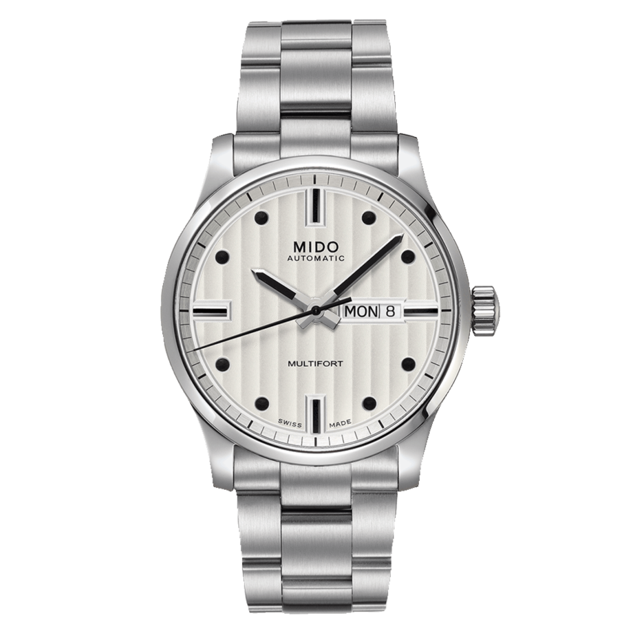  Shop Authentic Mido Multifort Automatic Silver Dial Silver Steel Strap Watch For Men - M005.430.11.031.80 - Luxxuri