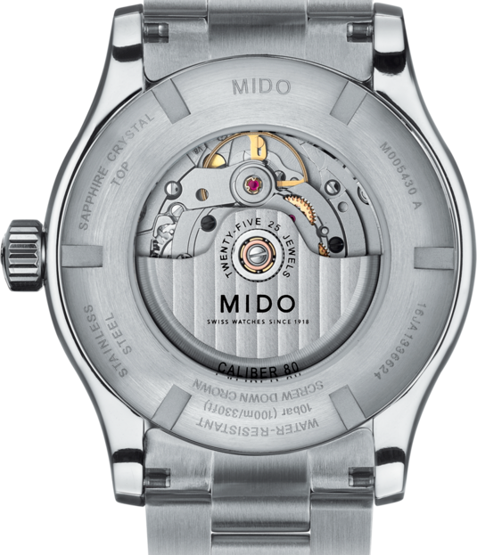  Shop Authentic Mido Multifort Automatic Silver Dial Silver Steel Strap Watch For Men - M005.430.11.031.80 - Luxxuri