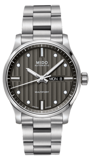  Shop Authentic Mido Multifort Automatic Gray Dial Silver Steel Strap Watch For Men - M005.430.11.061.80 - Luxxuri