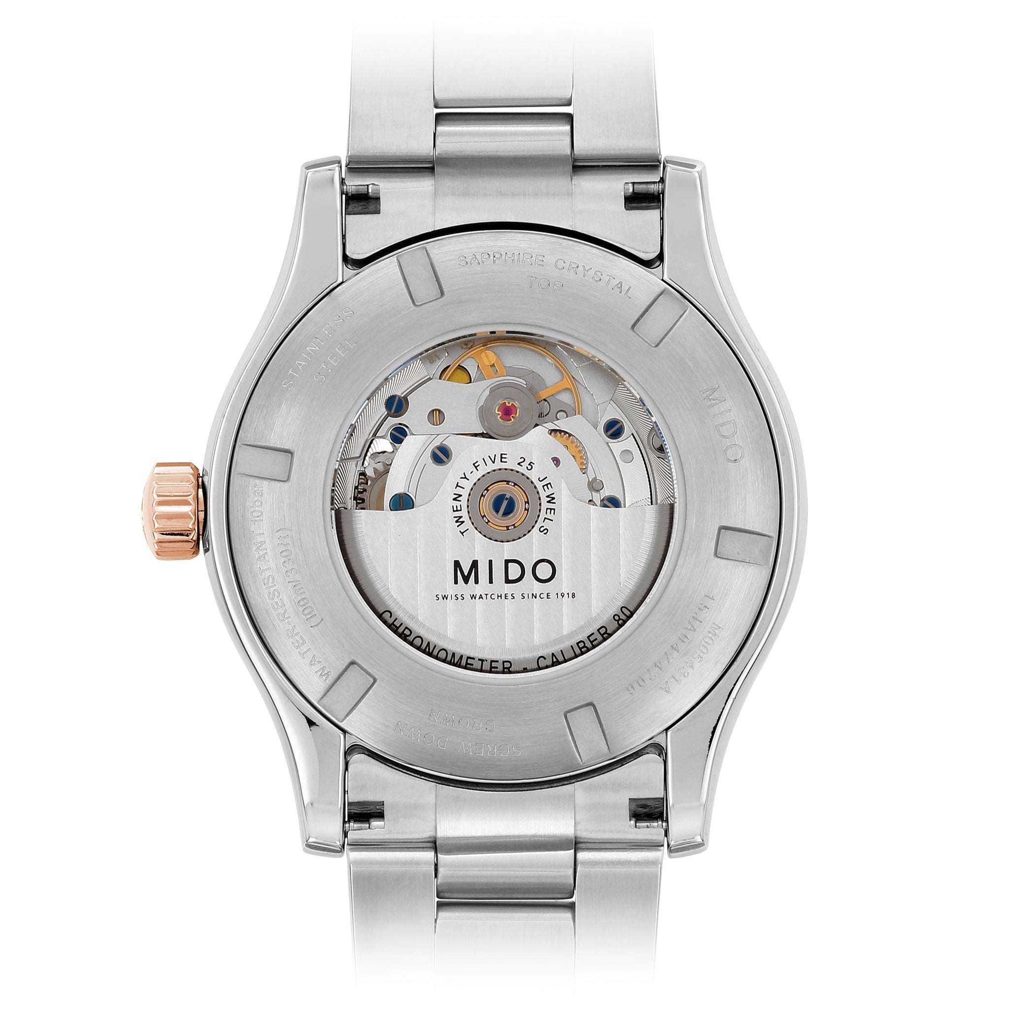  Shop Authentic Mido Multifort Automatic Silver Dial Two Tone Steel Strap Watch For Men - M005.430.22.031.80 - Luxxuri