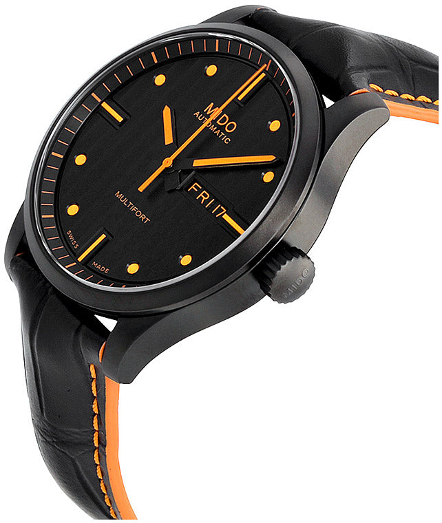  Shop Authentic Mido Multifort Automatic Special Edition Black Dial Black Leather Strap Watch For Men - M005.430.36.051.80 - Luxxuri