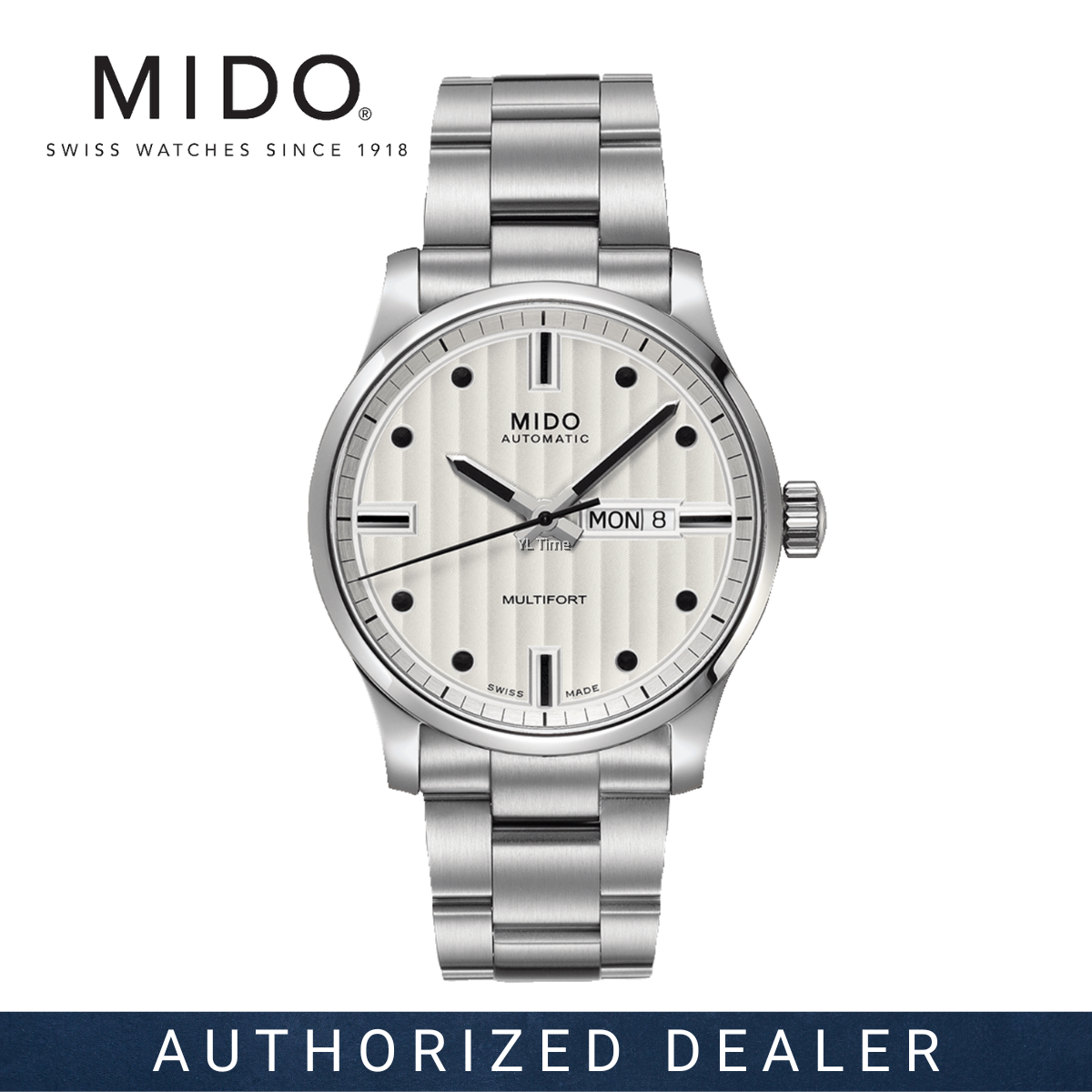  Shop Authentic Mido Multifort Automatic Silver Dial Silver Steel Strap Watch For Men - M005.430.11.031.80 - Luxxuri