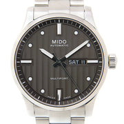 Shop Authentic Mido Multifort Automatic Gray Dial Silver Steel Strap Watch For Men - M005.430.11.061.80 - Luxxuri