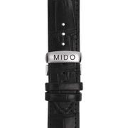  Shop Authentic Mido Multifort Automatic Silver Dial Black Leather Strap Watch For Men - M005.430.16.031.80 - Luxxuri