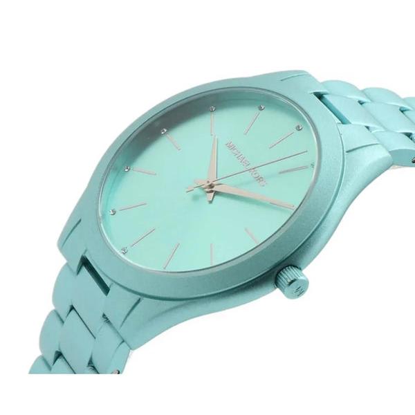  Shop Authentic Michael Kors Slim Runway Blue Dial Blue Steel Strap Watch For Women - MK4525 - Luxxuri