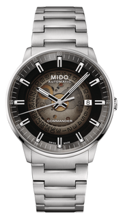  Shop Authentic Mido Commander Automatic Gradient Black Dial Silver Steel Strap Watch For Men - M021.407.11.411.00 - Luxxuri