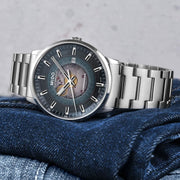  Shop Authentic Mido Commander Automatic Gradient Blue Dial Silver Steel Strap Watch For Men - M021.407.11.411.01 - Luxxuri