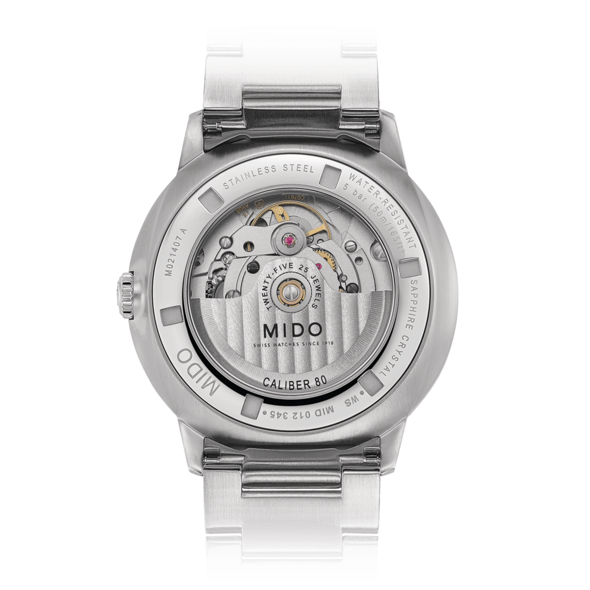  Shop Authentic Mido Commander Automatic Gradient Blue Dial Silver Steel Strap Watch For Men - M021.407.11.411.01 - Luxxuri