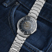  Shop Authentic Mido Commander Automatic Gradient Black Dial Silver Steel Strap Watch For Men - M021.407.11.411.00 - Luxxuri