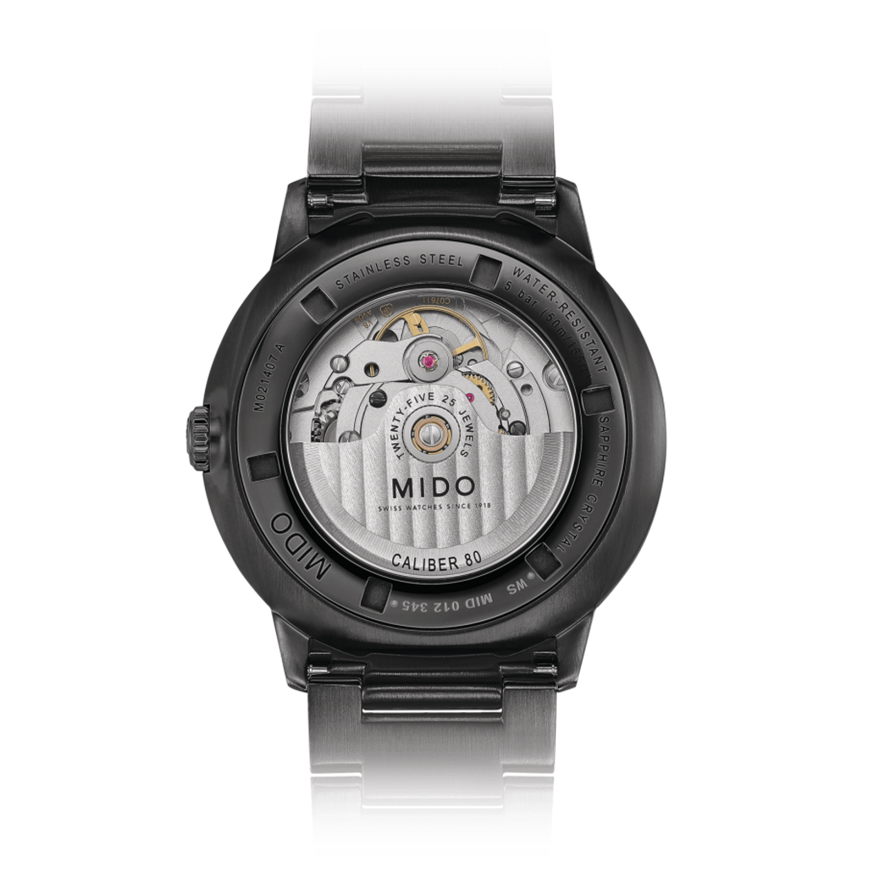  Shop Authentic Mido Commander II Automatic Gradient Black Dial Black Steel Strap Watch For Men - M021.407.33.411.00 - Luxxuri