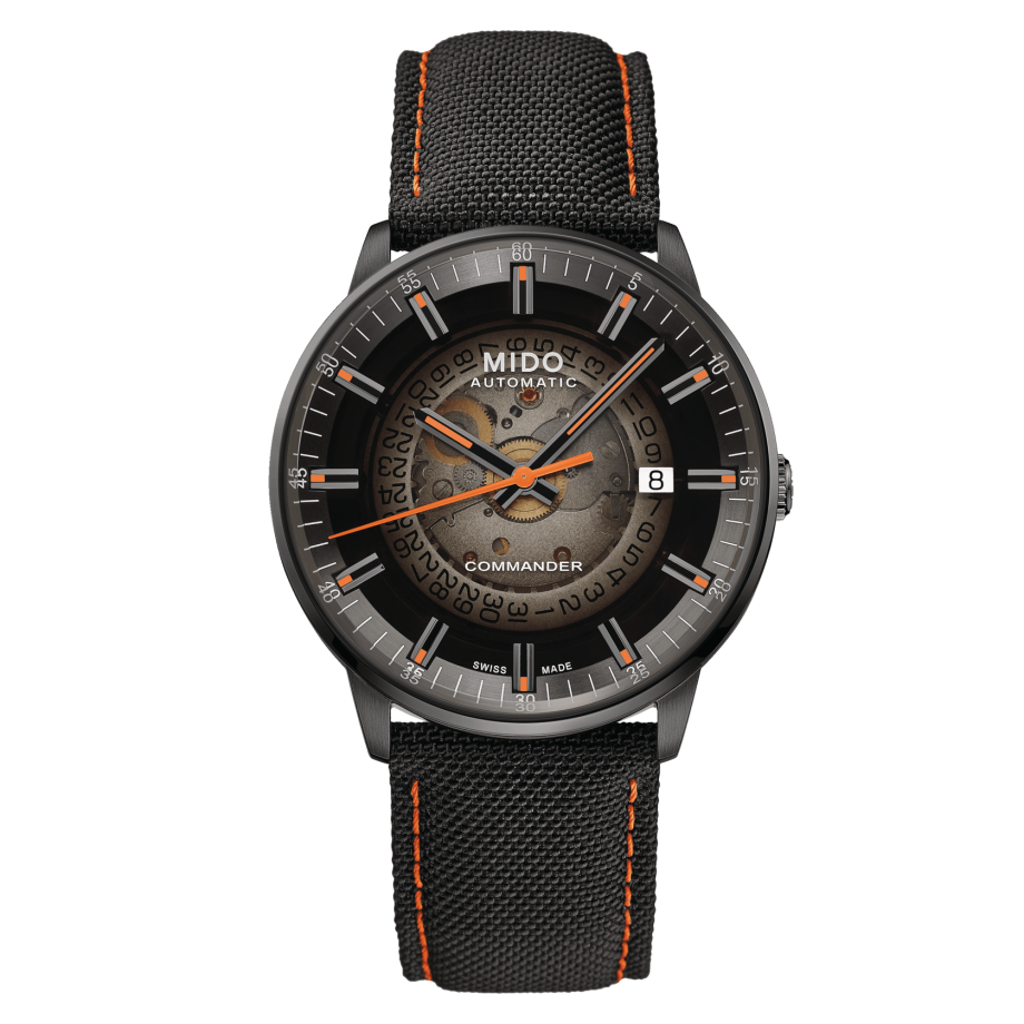 Shop Authentic Mido Commander Automatic Gradient Black Dial Black Nylon Strap Watch For Men - M021.407.37.411.00 - Luxxuri