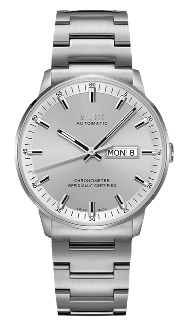  Shop Authentic Mido Commander II Automatic Chronometer Silver Dial Silver Steel Strap Watch For Men - M021.431.11.031.00 - Luxxuri