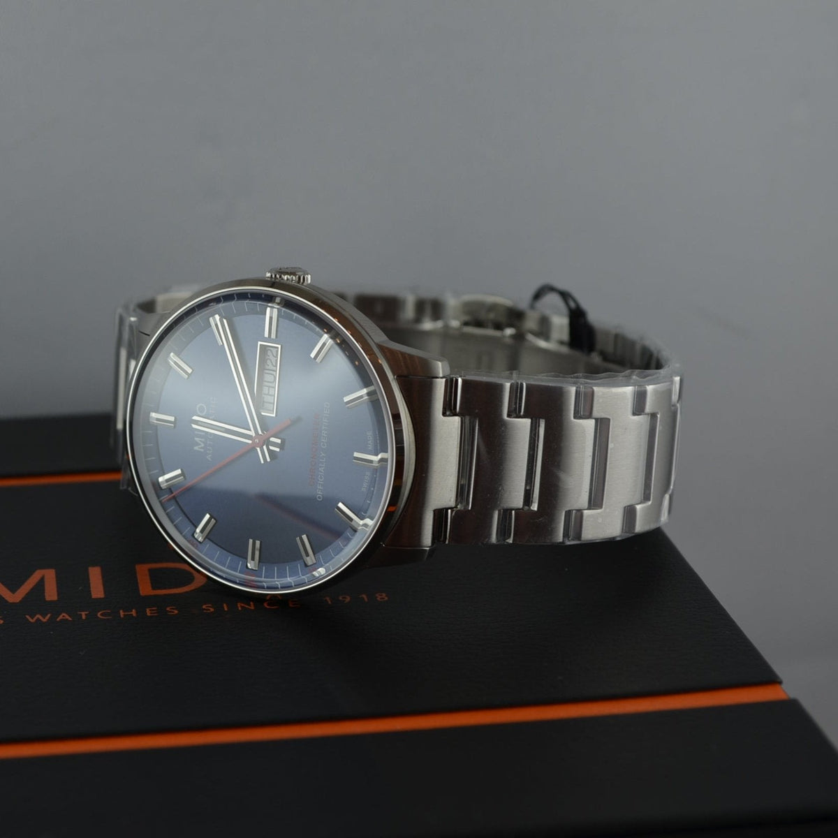  Shop Authentic Mido Commander II Automatic Chronometer Blue Dial Silver Steel Strap Watch For Men - M021.431.11.041.00 - Luxxuri
