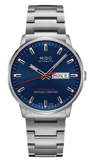 Shop Authentic Mido Commander II Automatic Chronometer Blue Dial Silver Steel Strap Watch For Men - M021.431.11.041.00 - Luxxuri