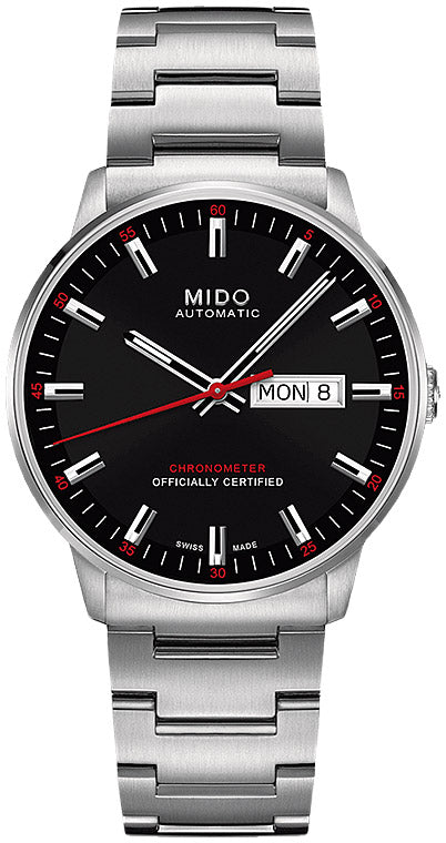  Shop Authentic Mido Commander II Automatic Black Dial Silver Steel Strap Watch For Men - M021.431.11.051.00 - Luxxuri