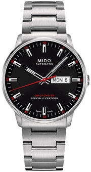  Shop Authentic Mido Commander II Automatic Black Dial Silver Steel Strap Watch For Men - M021.431.11.051.00 - Luxxuri