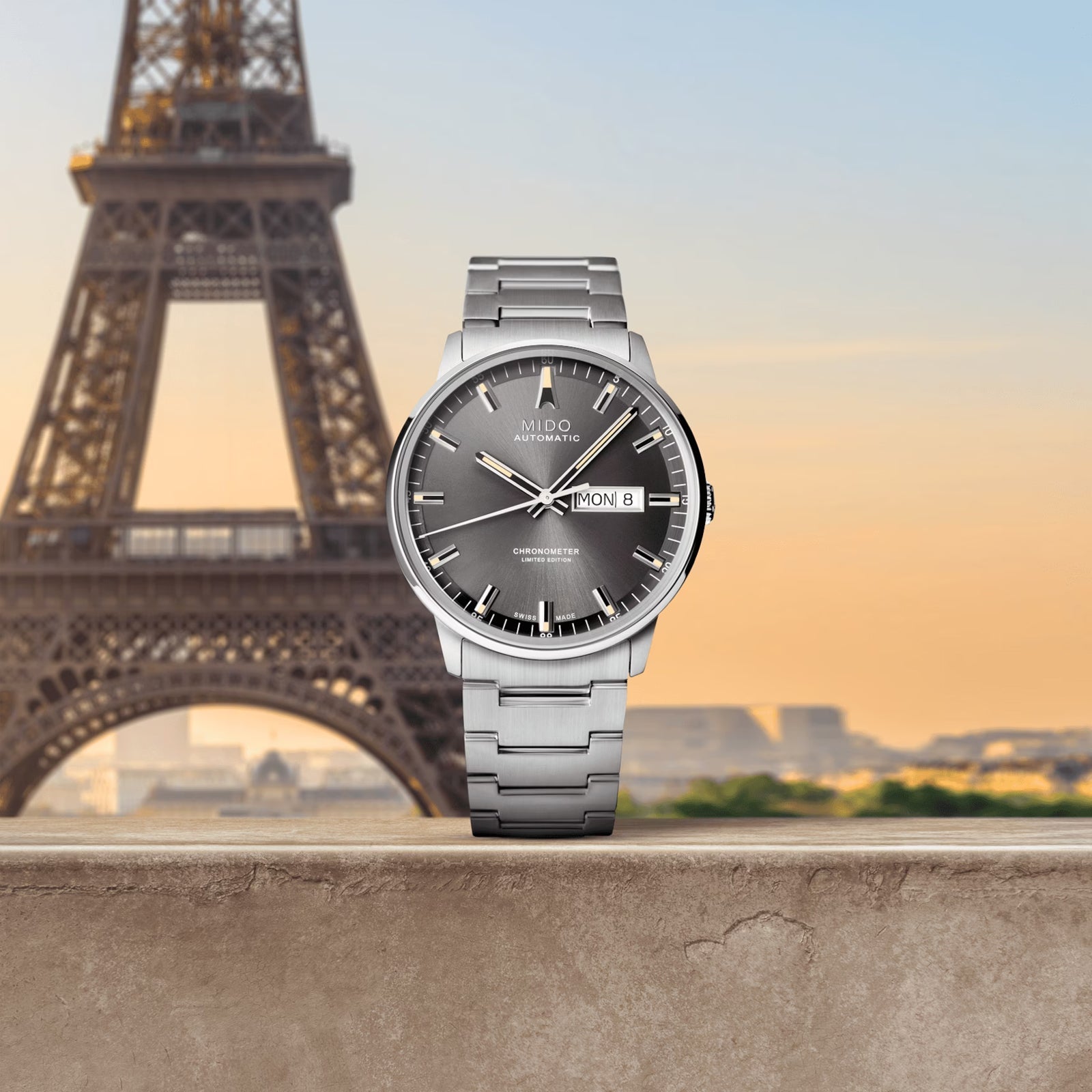 Shop Authentic Mido Commander II Automatic Chronometer Grey Dial Silver Steel Strap Watch For Men - M021.431.11.061.00 - Luxxuri