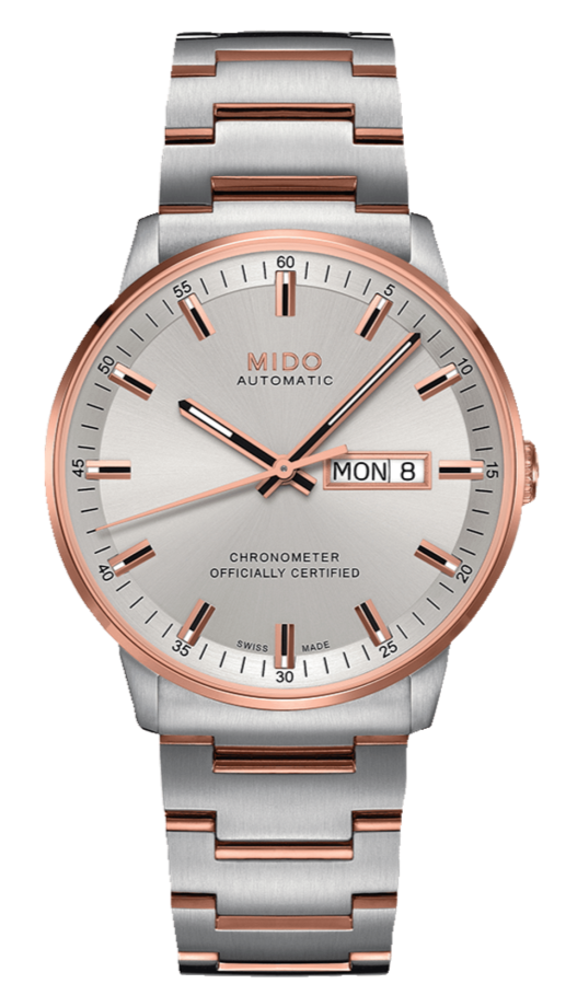  Shop Authentic Mido Commander II Chronometer Automatic Silver Dial Two Tone Steel Strap Watch For Men - M021.431.22.031.00 - Luxxuri