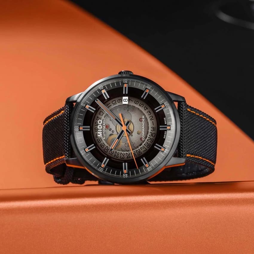  Shop Authentic Mido Commander Automatic Gradient Black Dial Black Nylon Strap Watch For Men - M021.407.37.411.00 - Luxxuri