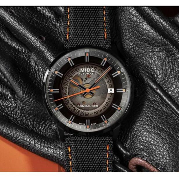  Shop Authentic Mido Commander Automatic Gradient Black Dial Black Nylon Strap Watch For Men - M021.407.37.411.00 - Luxxuri