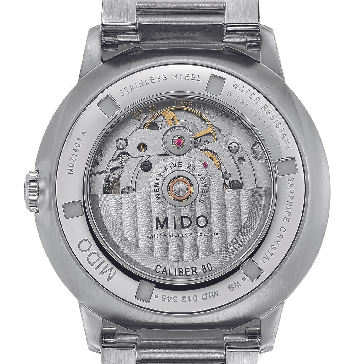  Shop Authentic Mido Commander Automatic Gradient Black Dial Silver Steel Strap Watch For Men - M021.407.11.411.00 - Luxxuri