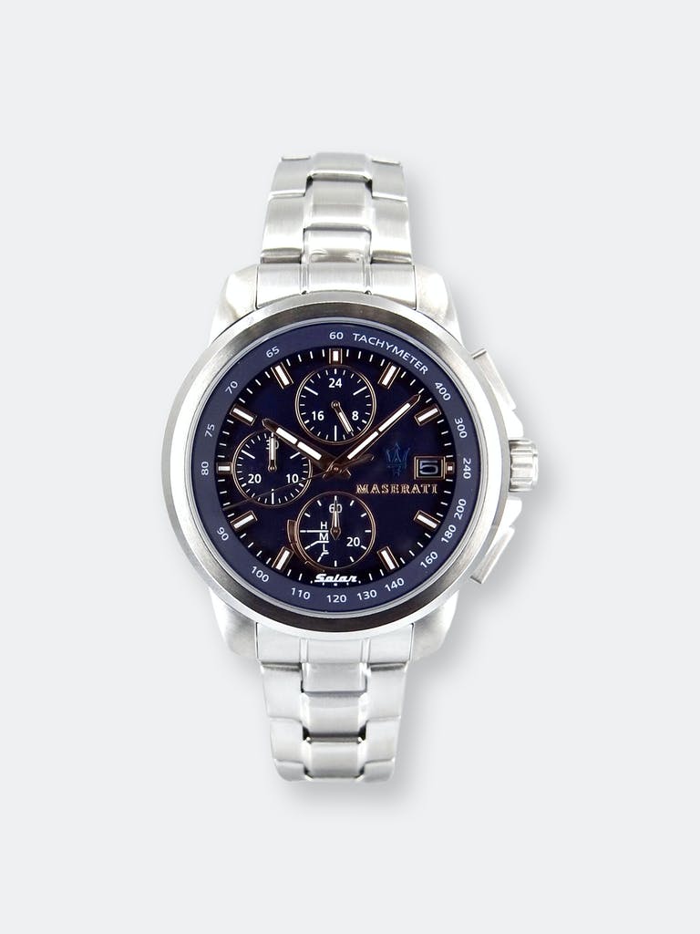  Shop Authentic Maserati Successo 44mm Solar Blue Stainless Steel Watch For Men - R8873645004 - Luxxuri