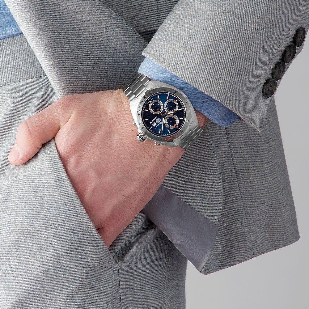  Shop Authentic Tag Heuer Formula 1 Automatic Chronograph Blue Dial Silver Strap Watch for Men - CAZ2015.BA0876 - Luxxuri