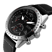  Shop Authentic Hugo Boss Pilot Edition Black Dial Black Leather Strap Watch for Men - 1513853 - Luxxuri