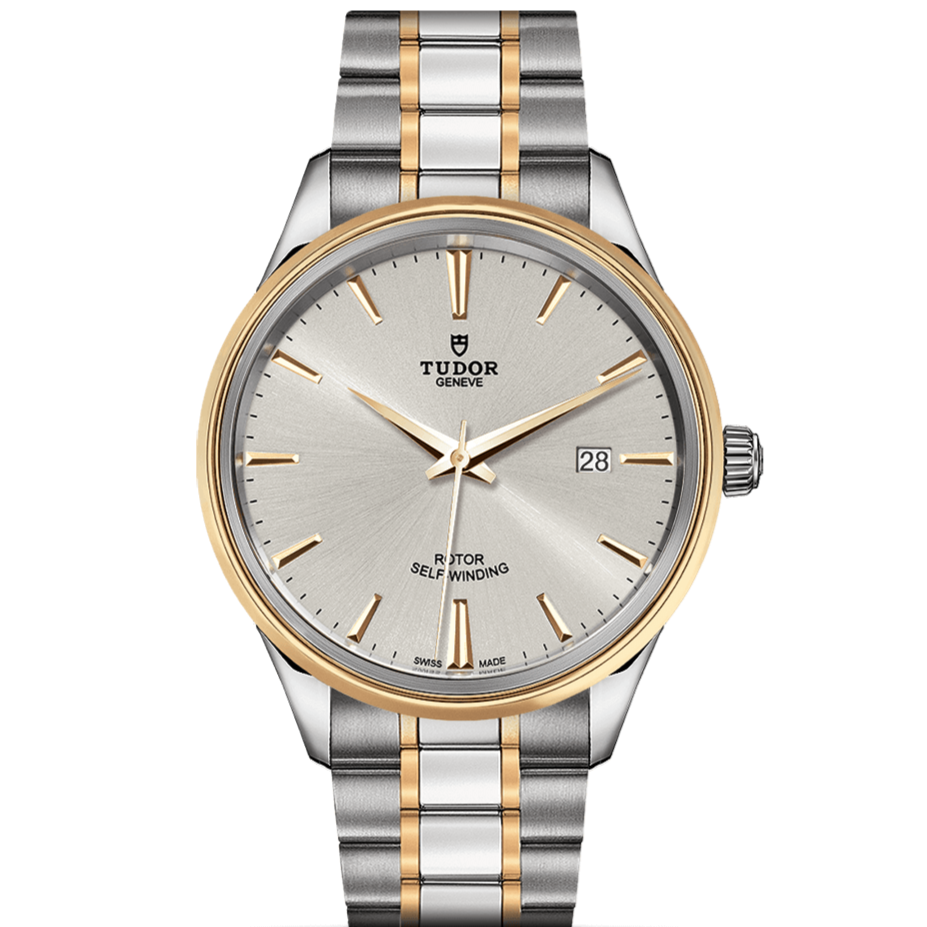  Shop Authentic Tudor Style Automatic Silver Dial Two Tone Steel Strap Watch for Men - M12713-0003 - Luxxuri