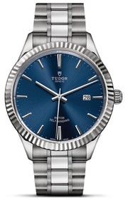  Shop Authentic Tudor Style Automatic Blue Dial Silver Steel Strap Watch for Men - M12710-0013 - Luxxuri