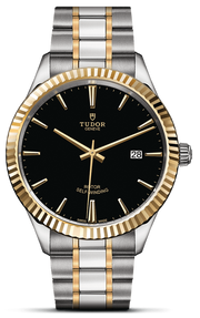  Shop Authentic Tudor Style Automatic Black Dial Two Tone Steel Strap Watch for Men - M12713-0005 - Luxxuri