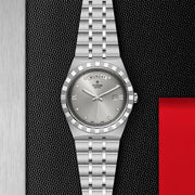  Shop Authentic Tudor Royal Day Date Diamonds Automatic Silver Dial Silver Steel Strap Watch for Men - M28600-0002 - Luxxuri