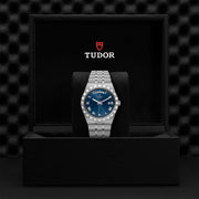 Shop Authentic Tudor Royal Automatic Blue Dial Silver Steel Strap Watch for Men - M28600-0005 - Luxxuri