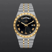  Shop Authentic Tudor Royal Automatic Black Dial Two Tone Steel Strap Watch for Men - M28603-0003 - Luxxuri