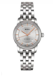  Shop Authentic Mido Baroncelli III Automatic Silver Dial Silver Steel Strap Watch For Women - M7600.4.10.1 - Luxxuri