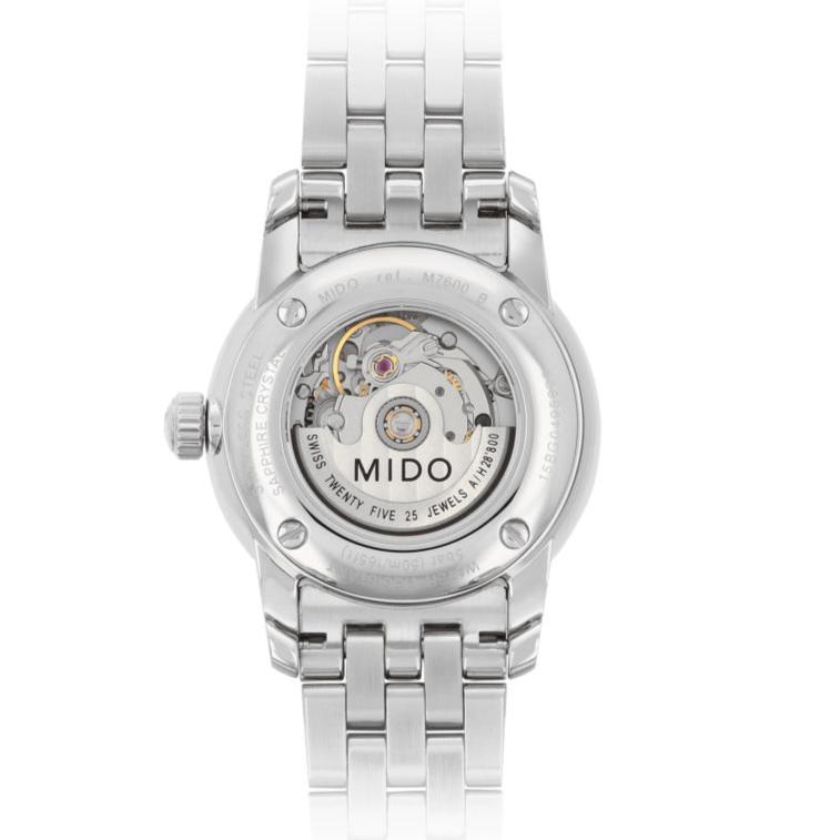  Shop Authentic Mido Baroncelli III Automatic Silver Dial Silver Steel Strap Watch For Women - M7600.4.10.1 - Luxxuri
