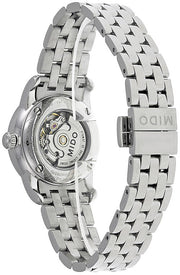  Shop Authentic Mido Baroncelli III Automatic White Dial Silver Steel Strap Watch For Women - M7600.4.26.1 - Luxxuri