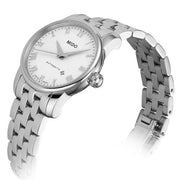  Shop Authentic Mido Baroncelli III Automatic White Dial Silver Steel Strap Watch For Women - M7600.4.26.1 - Luxxuri