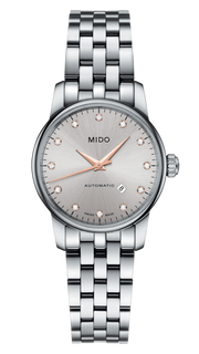  Shop Authentic Mido Baroncelli III Automatic Silver Dial Silver Steel Strap Watch For Women - M7600.4.21.1 - Luxxuri